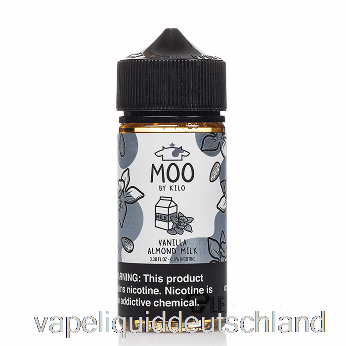 Vanille-Mandelmilch – Moo E-Liquids – 100 Ml, 3 Mg Vape-Flüssigkeit